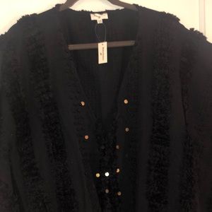Black Poncho Jacket